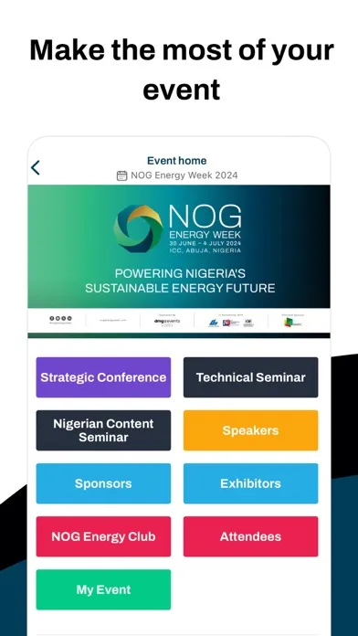 Screenshot di NOG Energy Week