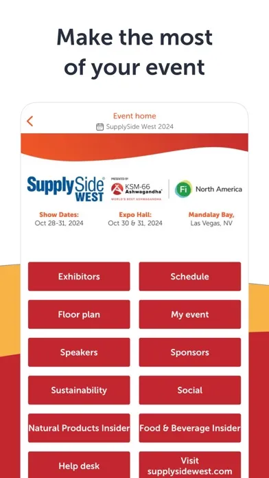 SupplySide West 2024 स्क्रीनशॉट