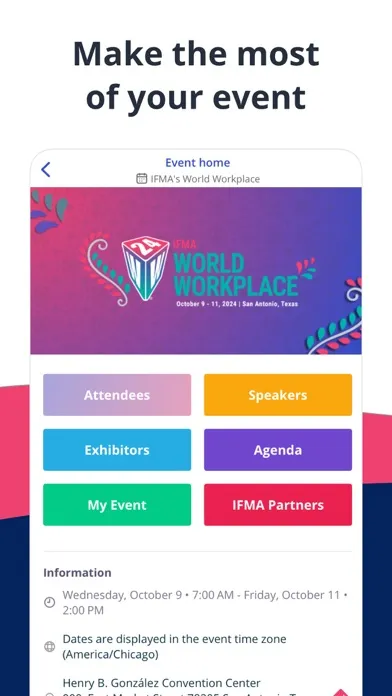 IFMA's World Workplace 스크린샷