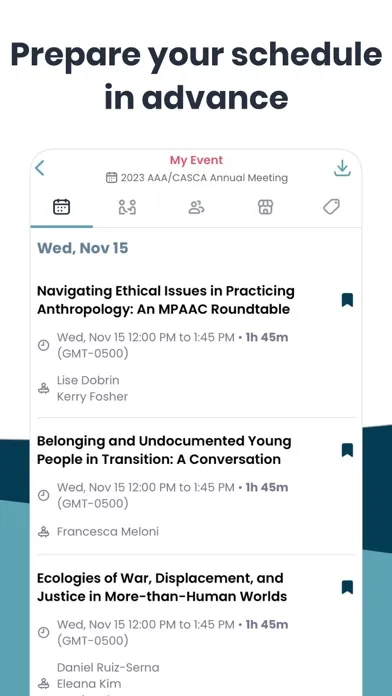 Скриншоты 2024 AAA Annual Meeting