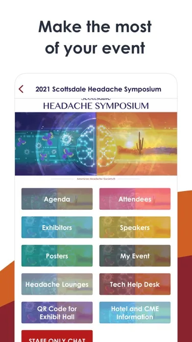 Zrzuty ekranu Scottsdale Headache Symposium