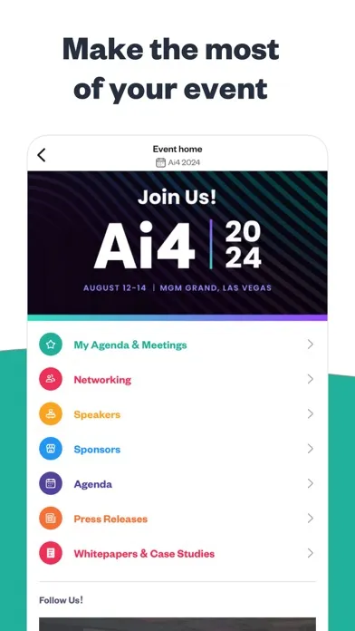 Ai4 - AI Conferences سکرین شاٹس