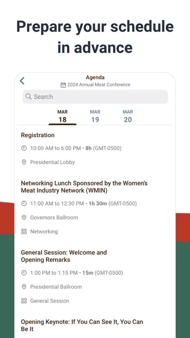 2024 Annual Meat Conference Screenshots
