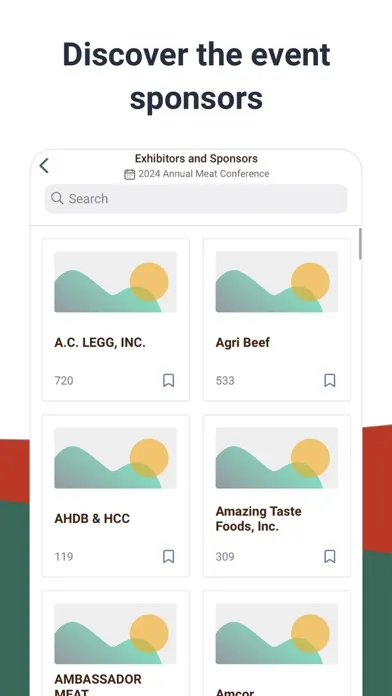 2024 Annual Meat Conference Screenshots