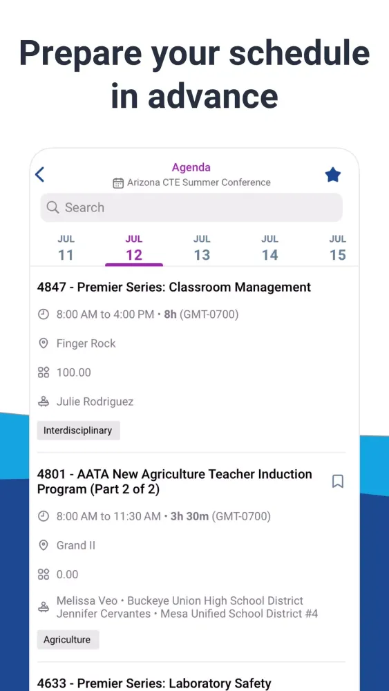 ACTEAZ Conference App 스크린샷
