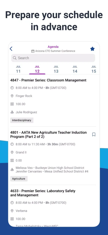 ACTEAZ Conference App 스크린샷