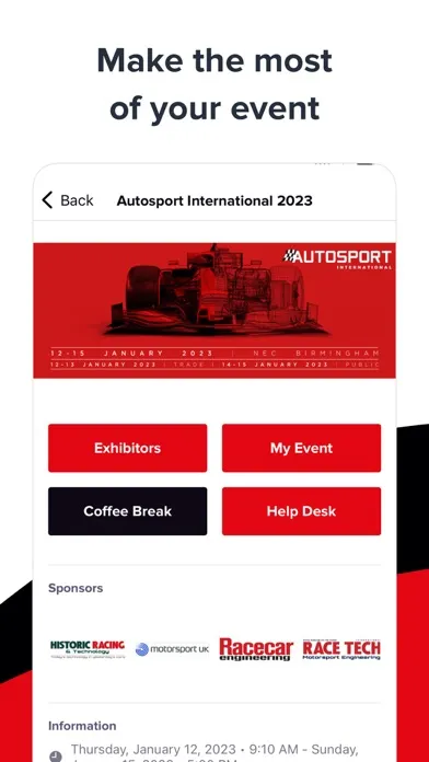 Tangkapan skrin Autosport International