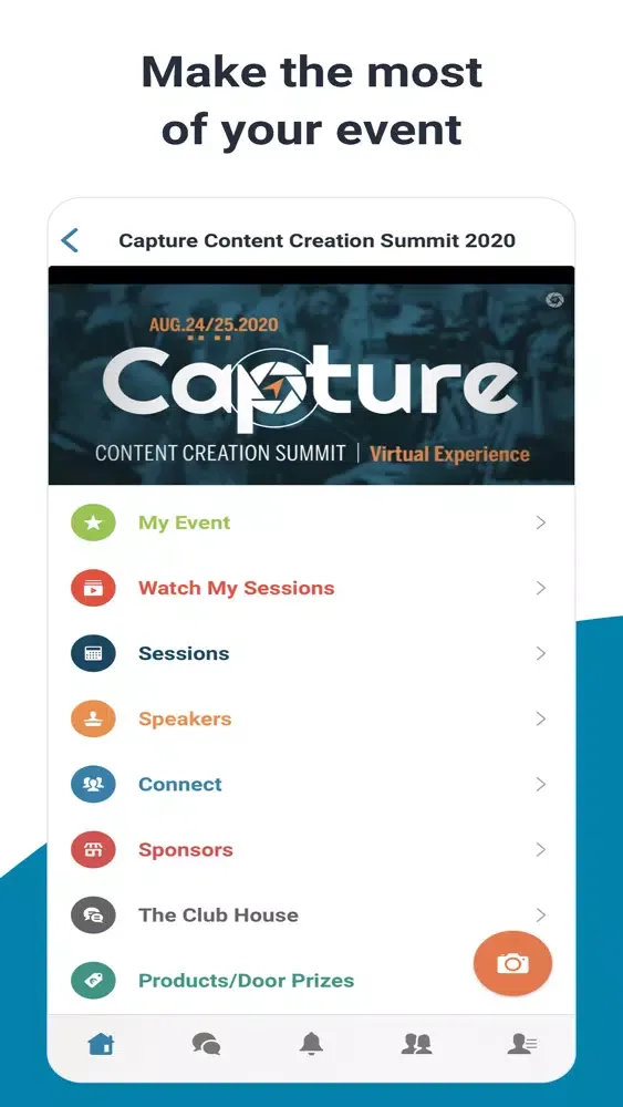 Tangkapan layar Capture Summit 2020