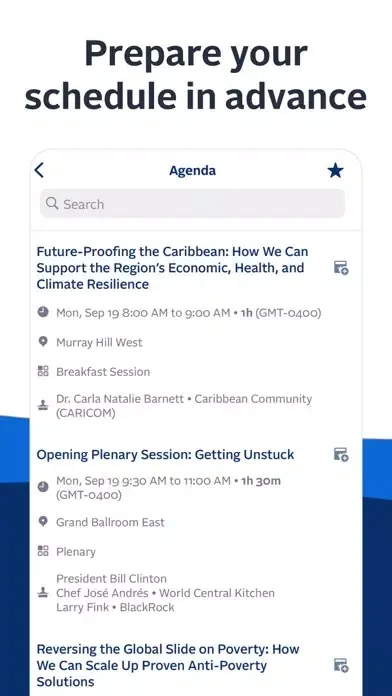 Clinton Global Initiative 2022 스크린샷