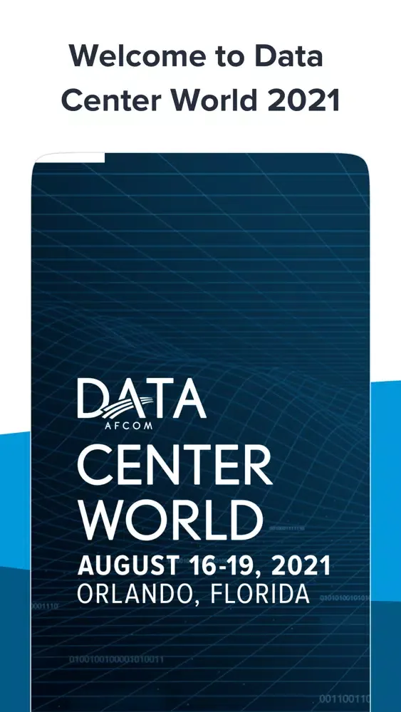 Captures d'écran de Data Center World 2021