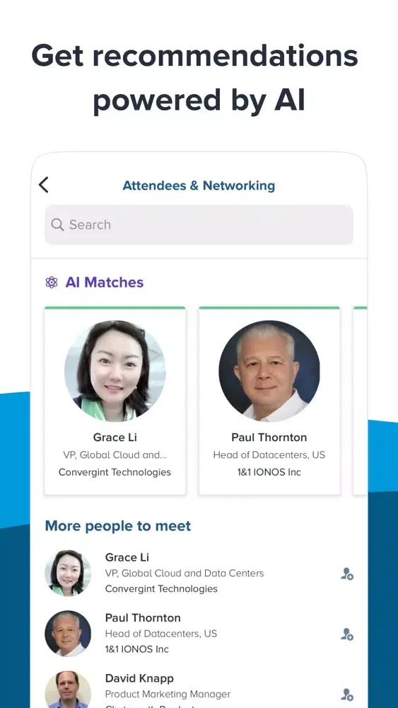 Captures d'écran de Data Center World 2021