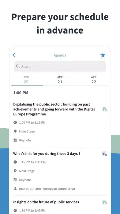 DigitALL Public conference スクリーンショット