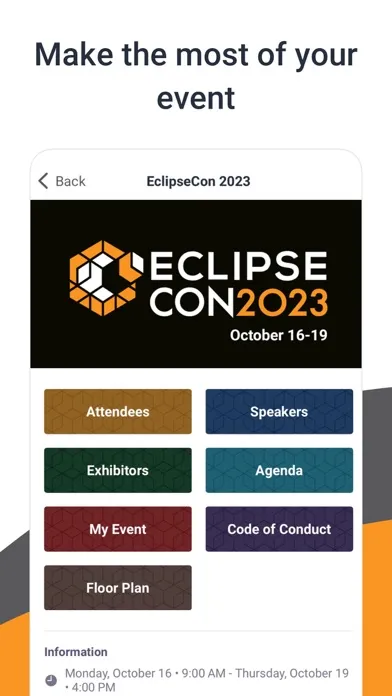 ภาพหน้าจอของ EclipseCon 2023