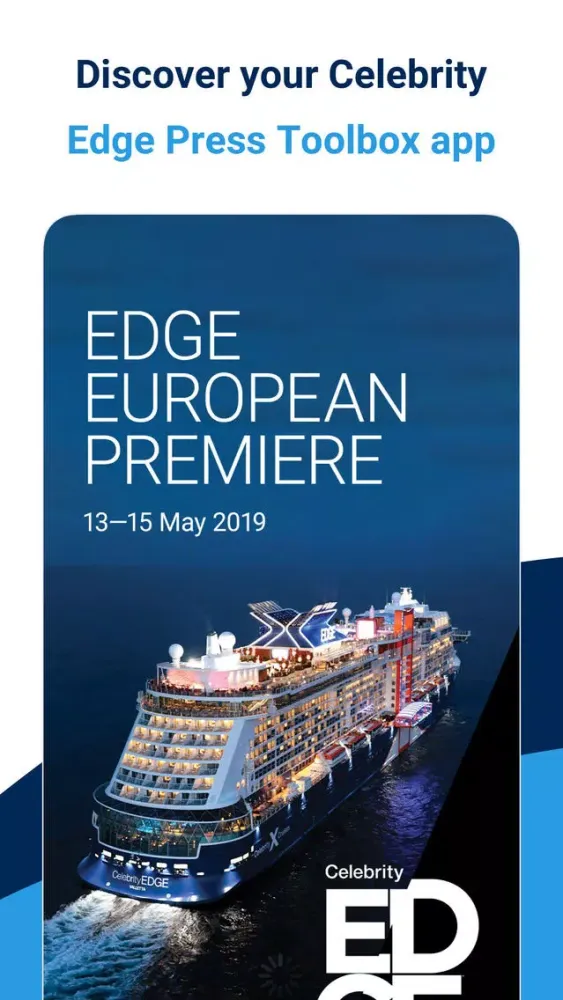 Скриншоты Celebrity Edge Press Toolbox