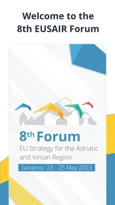 Captures d'écran de 8th EUSAIR Forum