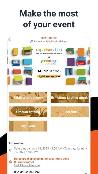 Capturas de pantalla de Expo Riva Schuh & Gardabags