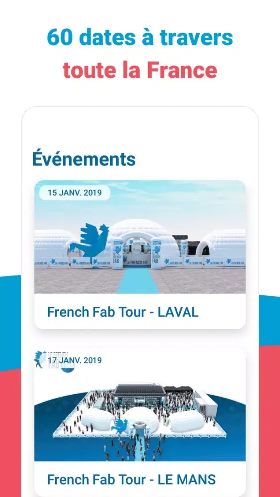 Captures d'écran de French Fab Tour