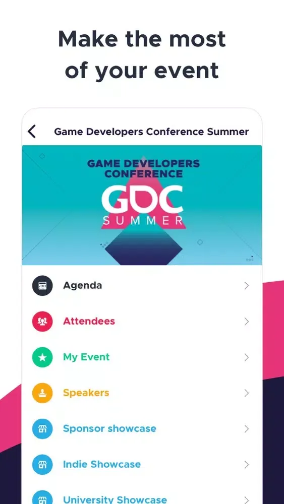 GDC Summer سکرین شاٹس