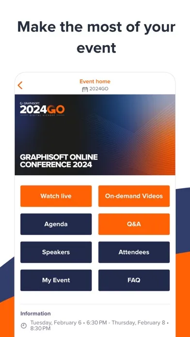 Graphisoft Events سکرین شاٹس