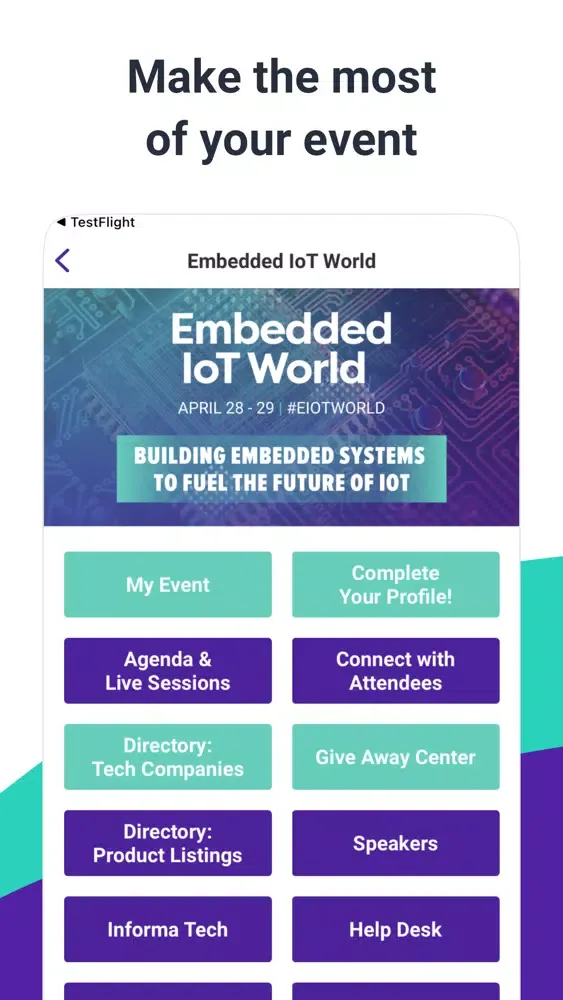 Embedded IoT World 2021 スクリーンショット