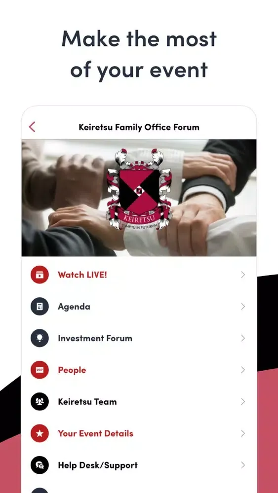 Capturas de tela do Keiretsu FO