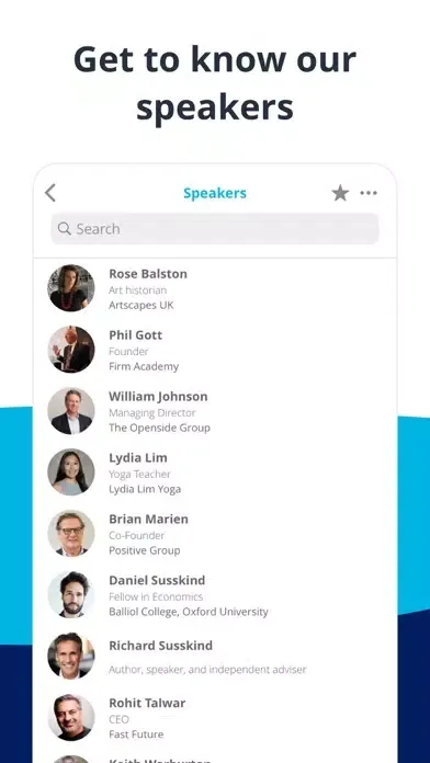 Zrzuty ekranu MSI Virtual Event APP