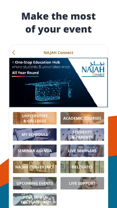 Скриншоты NAJAH connect