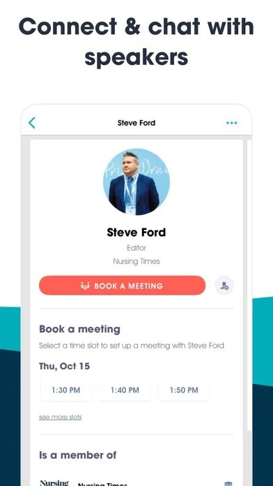 Nursing Times Events سکرین شاٹس