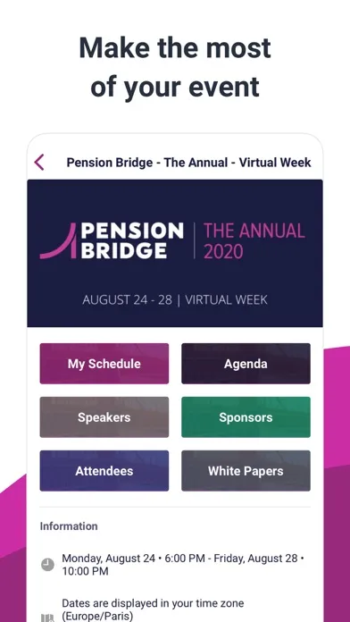 Pension Bridge Annual 2020 سکرین شاٹس
