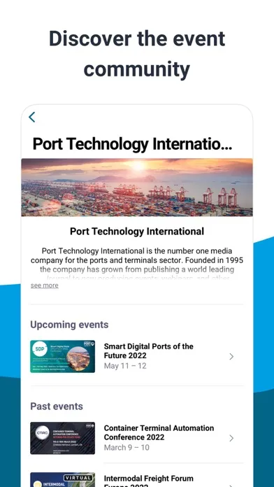 Capturas de pantalla de PTI Events