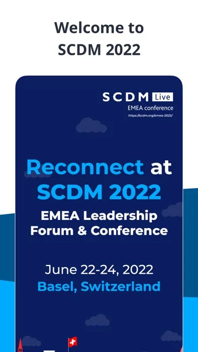 SCDM 2022 EMEA Conference Screenshots