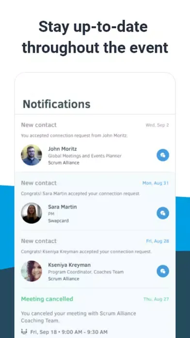 Scrum Alliance Virtual Events স্ক্রিনশট
