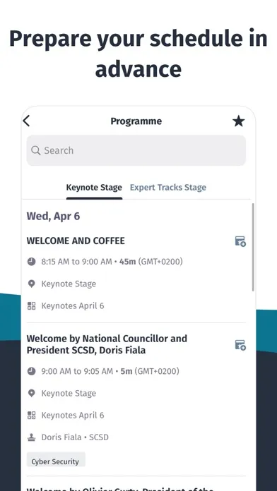 Swiss Cyber Security Days SCSD Screenshots