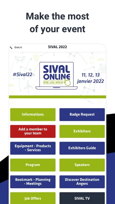 SIVAL Online Screenshots