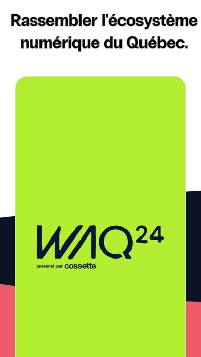 Capturas de tela do WAQ - Web à Québec