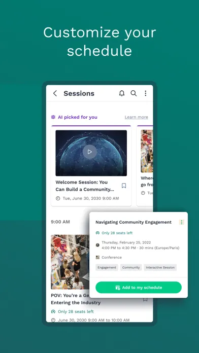 Tangkapan layar Swapcard - Smart Event App