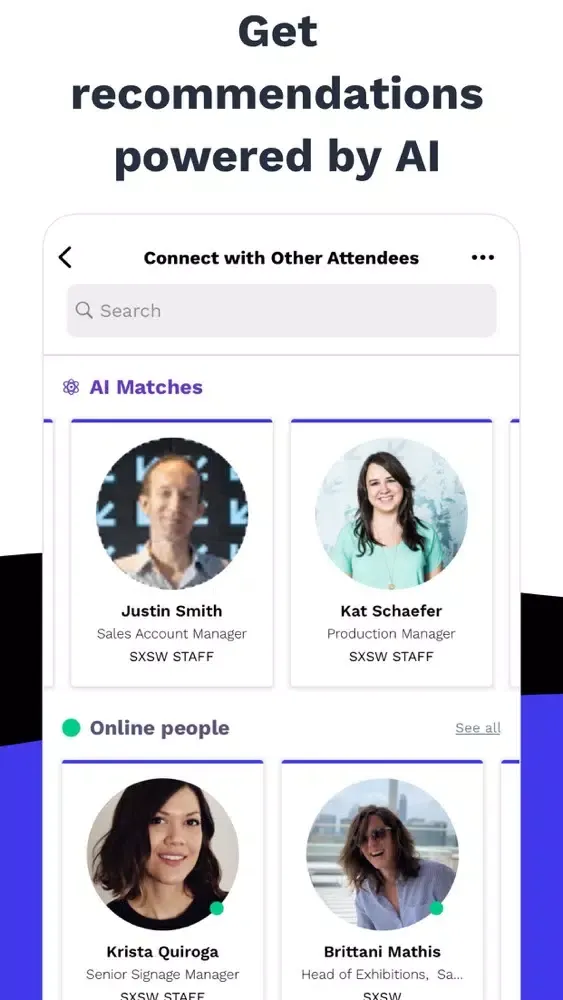 Capturas de pantalla de SXSW EDU Online 2021