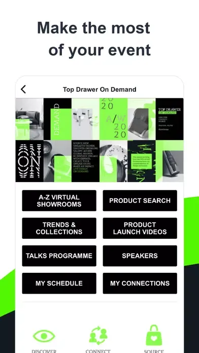 Tangkapan layar Top Drawer On Demand