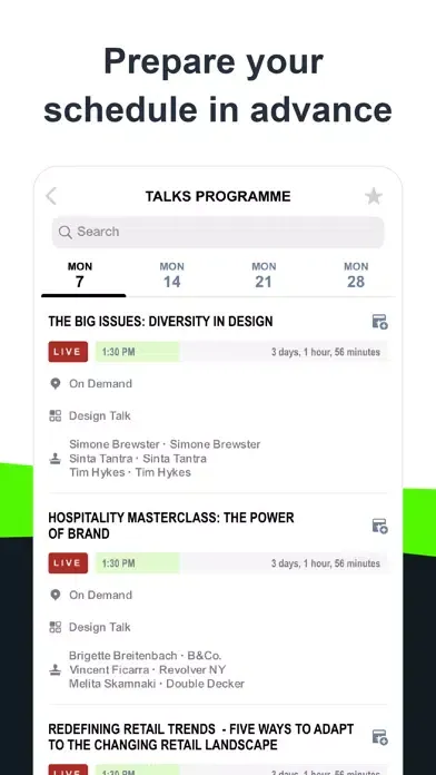 Tangkapan layar Top Drawer On Demand