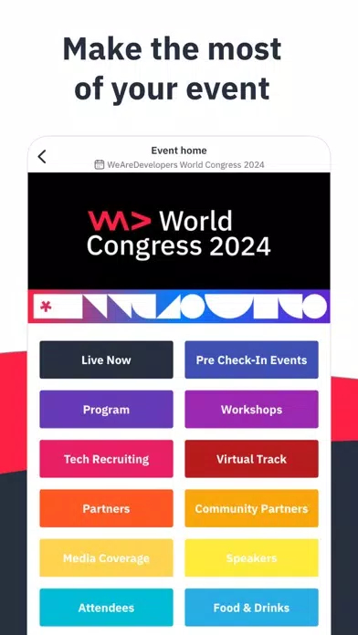 Zrzuty ekranu WeAreDevs World Congress 24