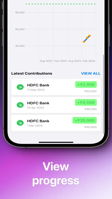 Goaley - Finance Goals Tracker应用截图