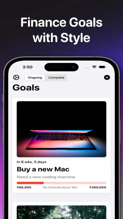 Goaley - Finance Goals Tracker应用截图