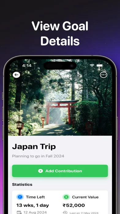 Goaley - Finance Goals Tracker应用截图