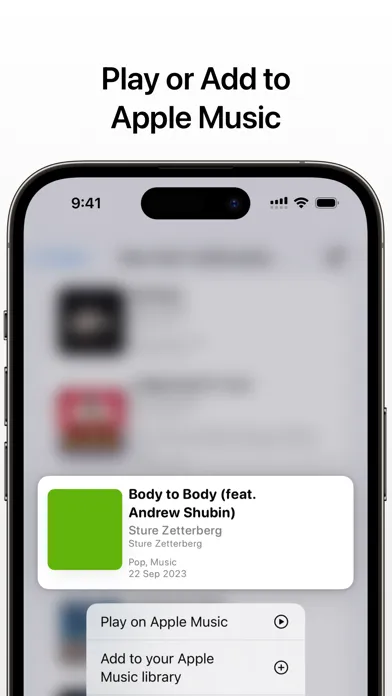 Tangkapan layar What's Playing? Song Detection