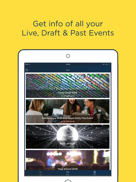 SwarmTix Event Check-In iPad  স্ক্রিনশট