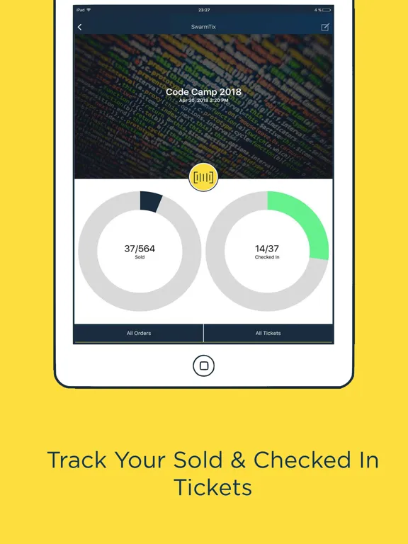 SwarmTix Event Check-In iPad  স্ক্রিনশট
