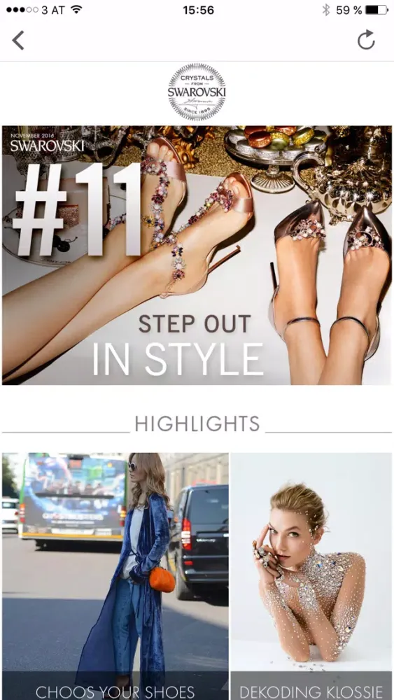 تصاویر SWAROVSKI Magazine