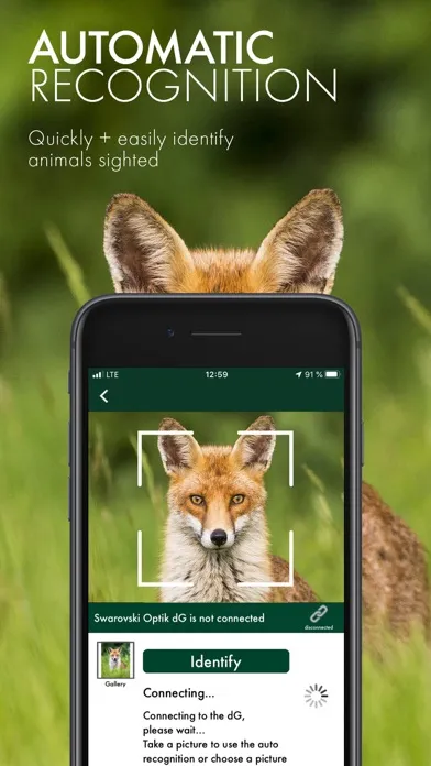 Capturas de pantalla de SWAROVSKI OPTIK Wildlife ID