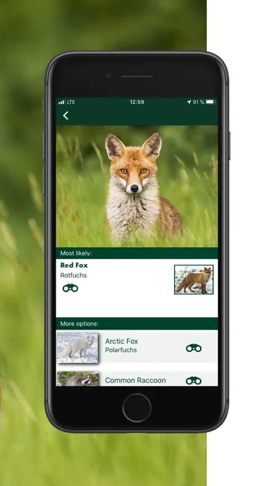 Capturas de pantalla de SWAROVSKI OPTIK Wildlife ID
