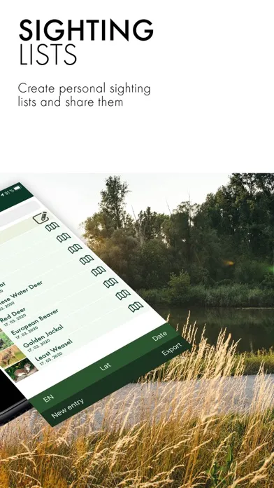 Capturas de pantalla de SWAROVSKI OPTIK Wildlife ID